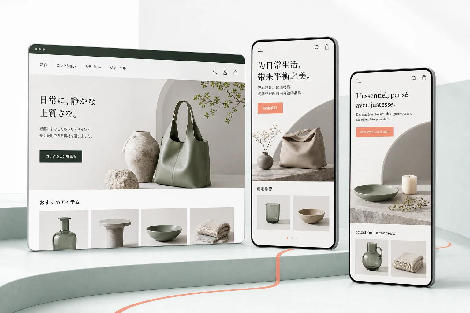 海外市场多语言品牌网站体验