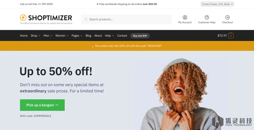 WooCommerce主题-Shoptimizer WooCommerce主题-Shoptimizer
