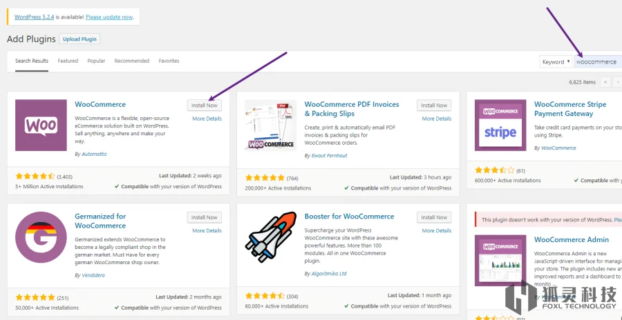 安装WooCommerce 安装WooCommerce