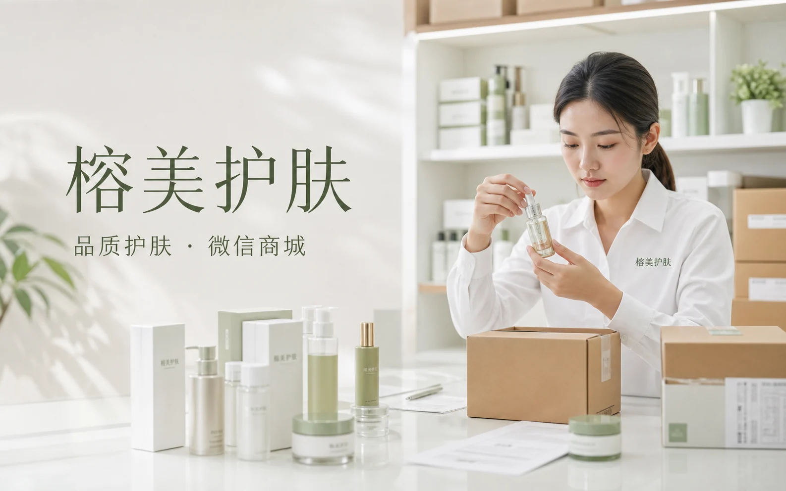 榕美护肤微信商城
