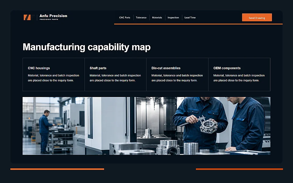 Anfu Precision CNC Website